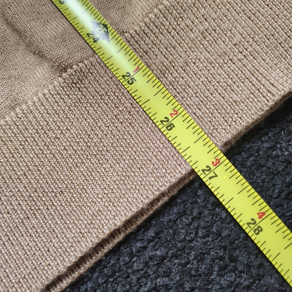 Banana Republic Sweater Womens Brown Extra Fine Italian Merino Wool Size Medium - Picture 6 of 7